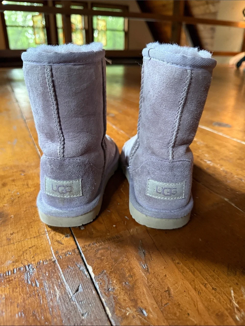 Kids Lilac Ugg Classic Short Boots